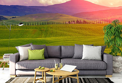 Fototapeta Zelená panoráma 1391